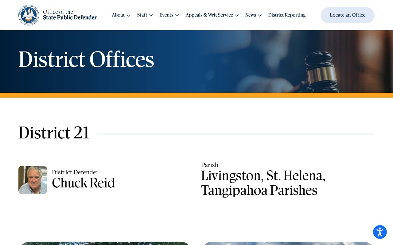 Livingston Parish criminal court records State Public Defender District 21