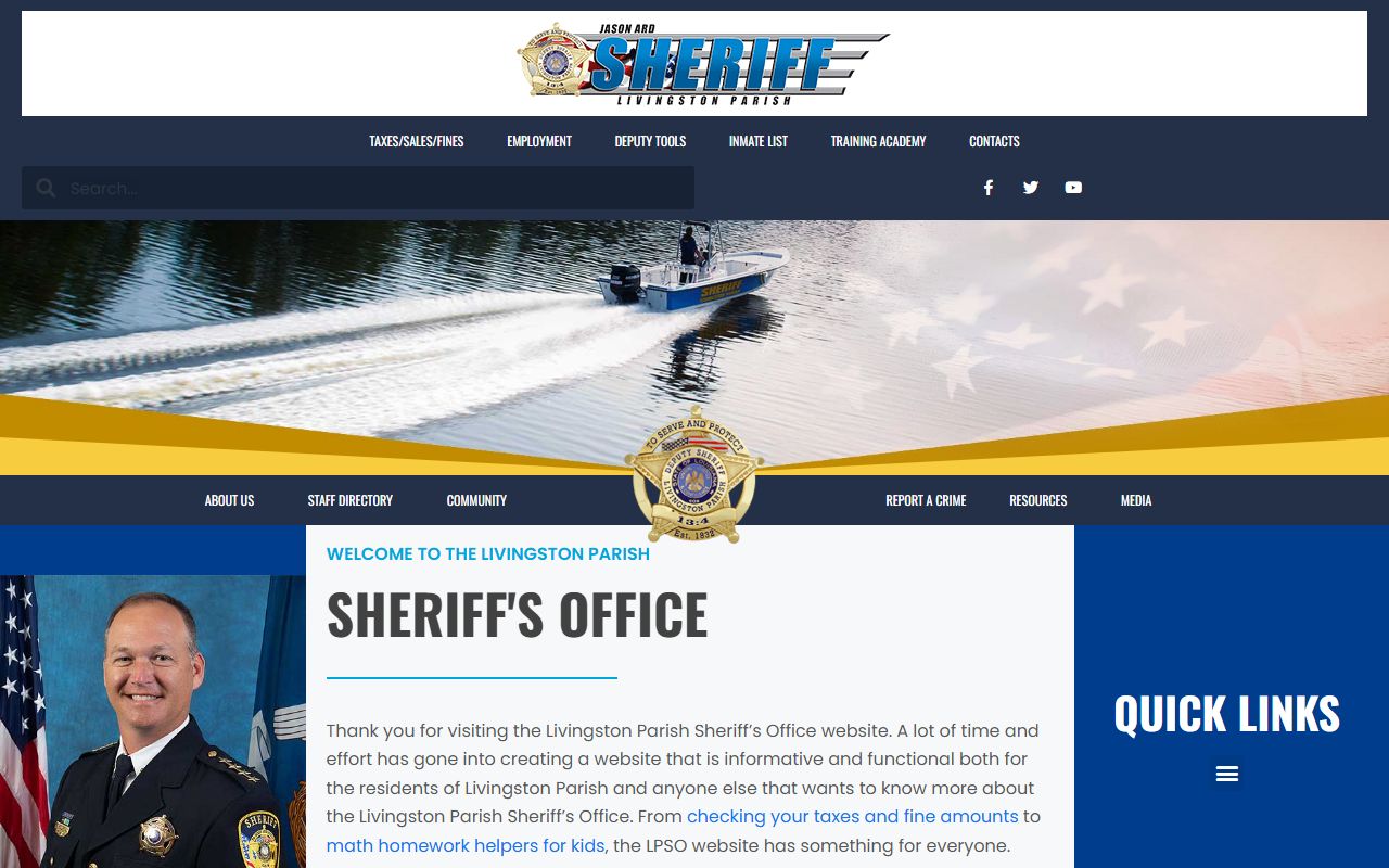 Livingston Parish Court records Sheriff's Office homepage