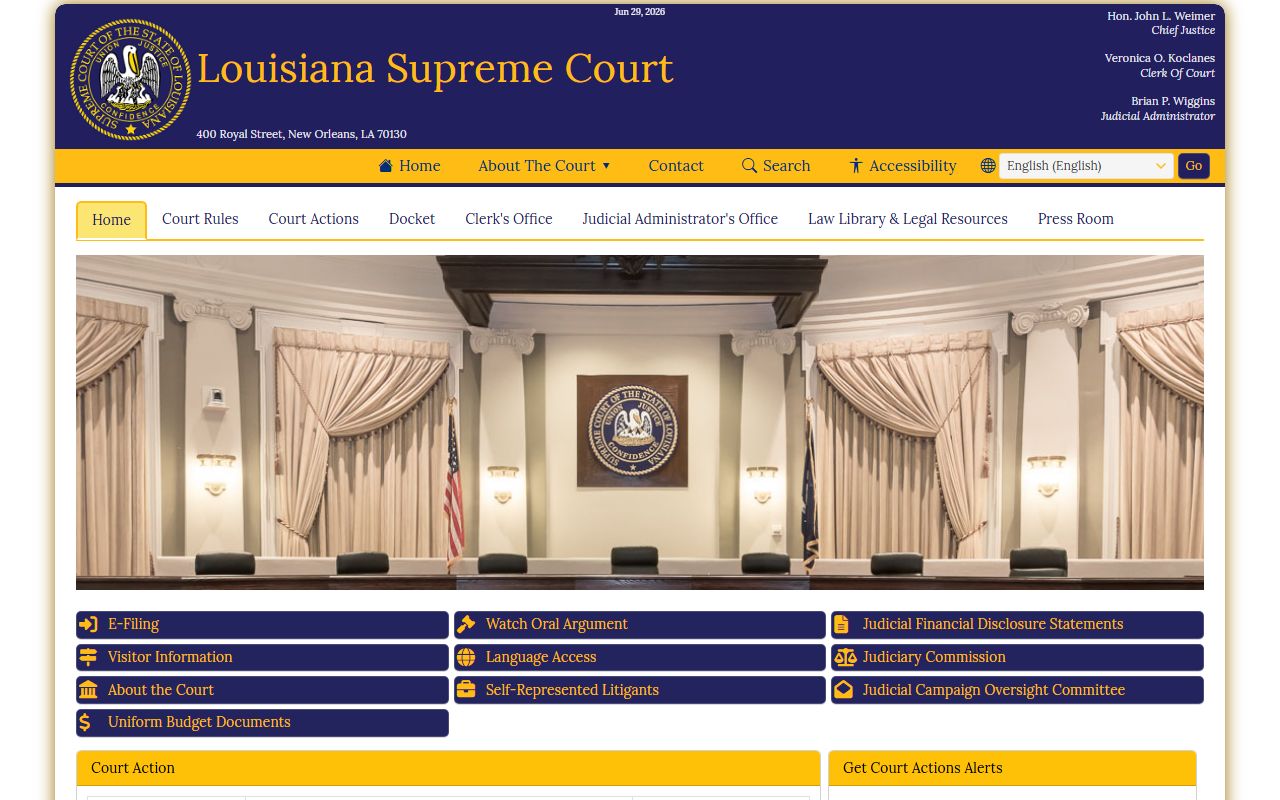 Livingston Parish Court records Louisiana Supreme Court