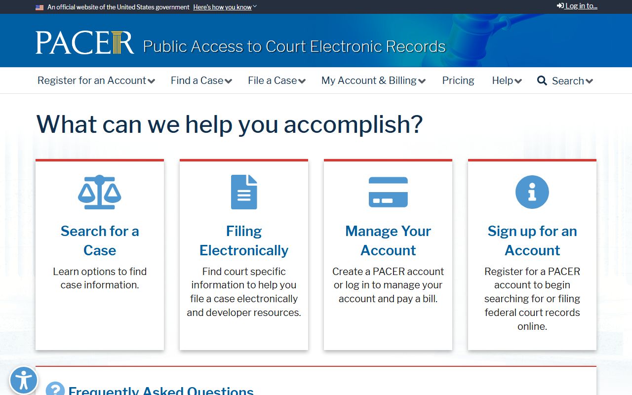 Livingston Parish inmate records PACER federal case access