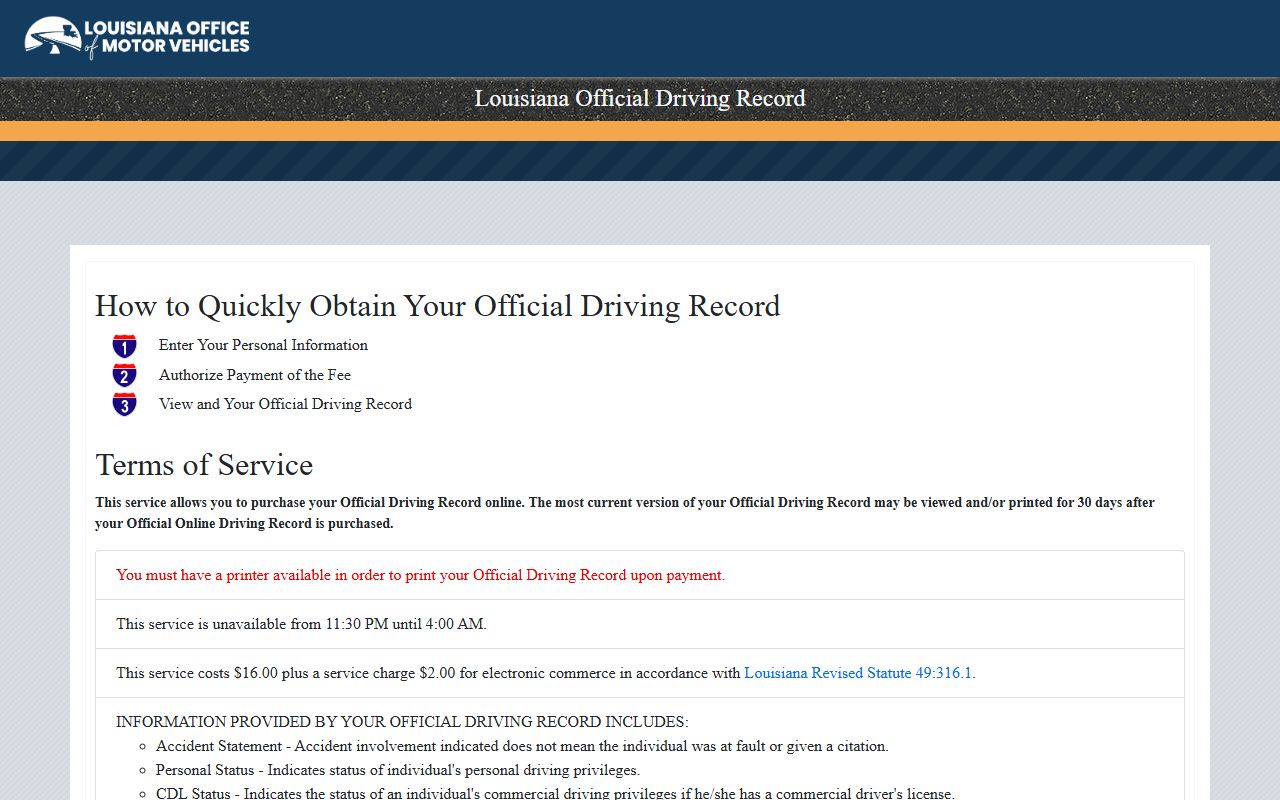 Livingston Parish traffic court records OMV workflow